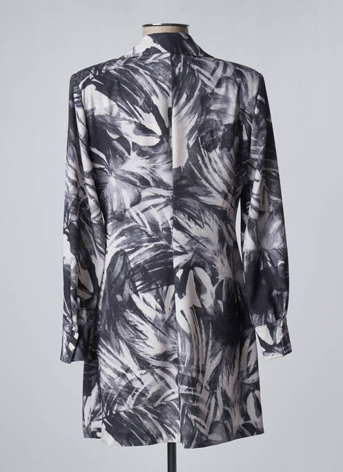 Robe courte gris ANGELA DAVIS pour femme