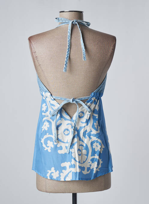 Top bleu ANGELA DAVIS pour femme