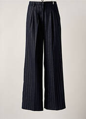 Pantalon large bleu ANGELA DAVIS pour femme seconde vue