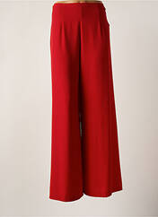 Pantalon large rouge CARLA MONTANARINI pour femme seconde vue