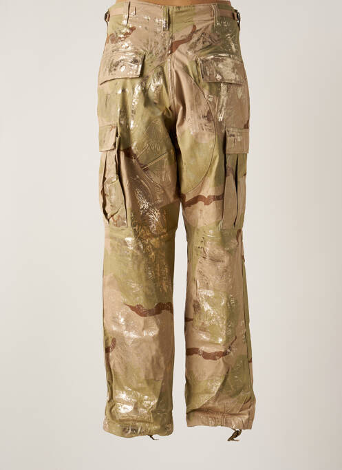 Pantalon cargo beige ANGELA DAVIS pour femme