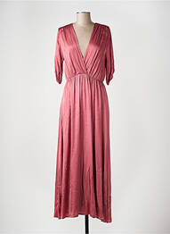 Robe longue rose ANGELA DAVIS femme