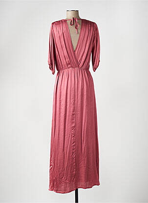 Robe longue rose ANGELA DAVIS femme