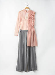 Combi-pantalon gris ANGELA DAVIS femme