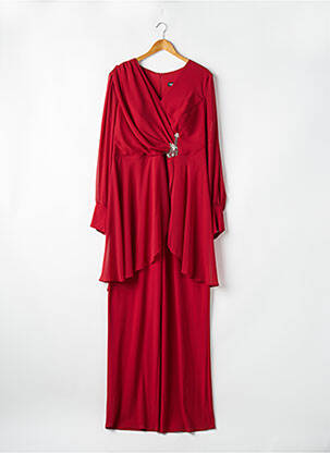Combi-pantalon rouge FASHION NEW YORK femme