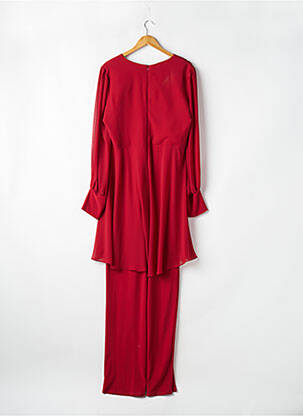 Combi-pantalon rouge FASHION NEW YORK femme