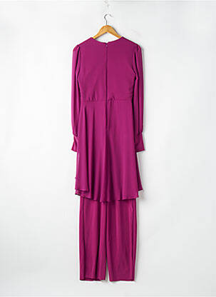 Combi-pantalon violet FASHION NEW YORK femme