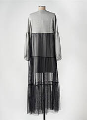 Robe longue gris ANGELA DAVIS pour femme seconde vue