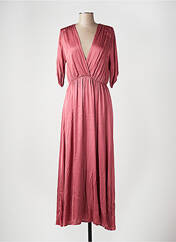 Robe longue rose ANGELA DAVIS pour femme seconde vue