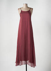 Robe longue rouge ANGELA DAVIS pour femme seconde vue