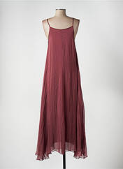 Robe longue rouge ANGELA DAVIS pour femme seconde vue