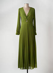 Robe longue vert ANGELA DAVIS pour femme seconde vue