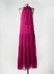 Robe longue violet ANGELA DAVIS pour femme seconde vue