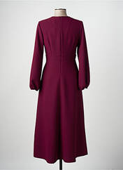 Robe longue violet ANGELA DAVIS pour femme seconde vue