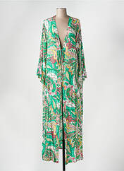Veste kimono vert ANGELA DAVIS pour femme seconde vue
