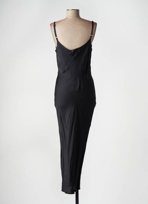 Robe longue noir ANGELA DAVIS pour femme