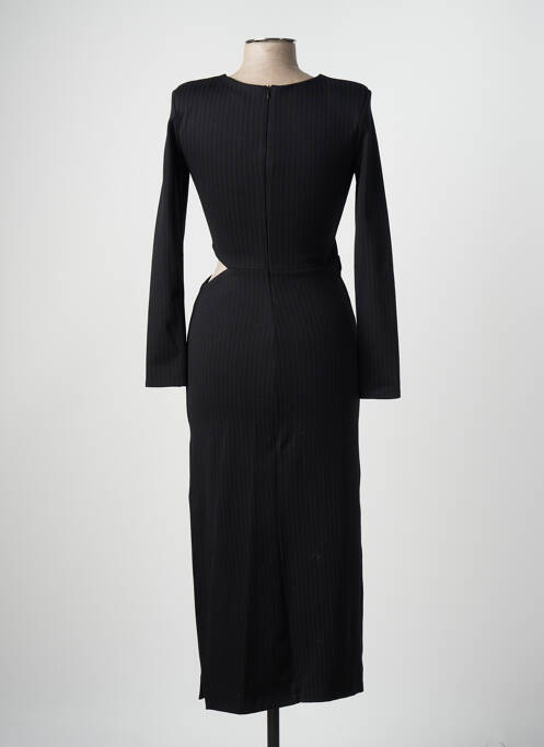 Robe longue noir ANGELA DAVIS pour femme