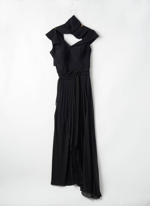 Robe longue noir FASHION NEW YORK pour femme