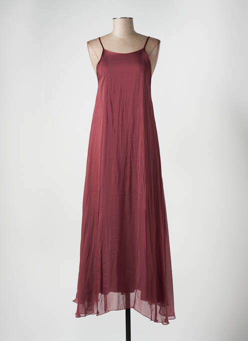 Robe longue rouge ANGELA DAVIS pour femme