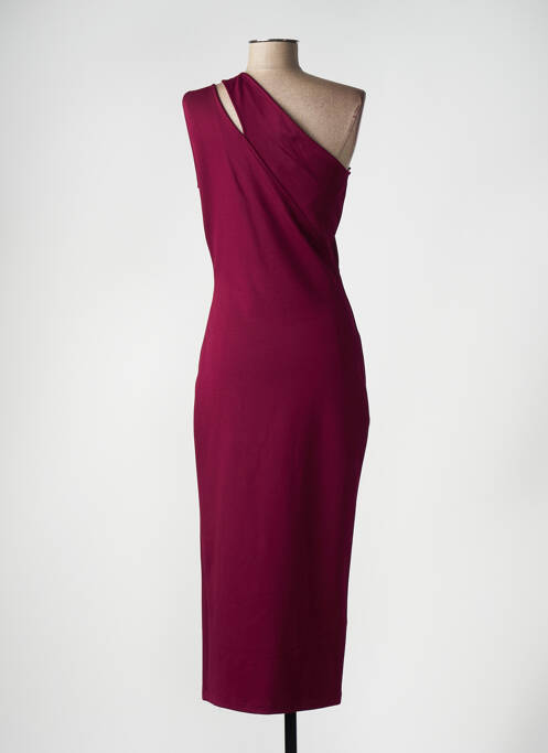 Robe longue violet ANGELA DAVIS pour femme