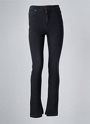Jeans coupe slim stretch taille haute noir TWINSET femme