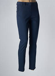 Jegging tissage popeline taille normale bleu EAST DRIVE femme