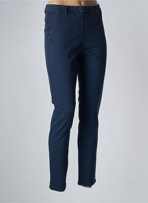 Jegging tissage popeline taille normale bleu EAST DRIVE femme