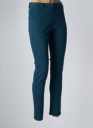 Jegging tissage popeline taille normale vert EAST DRIVE femme