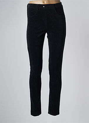 Pantalon slim taille élastique taille normale noir EAST DRIVE femme