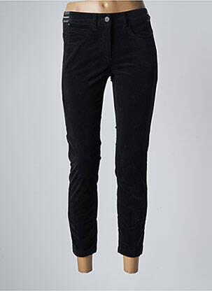 Pantalon 7/8 stretch taille normale noir LUISA CERANO femme