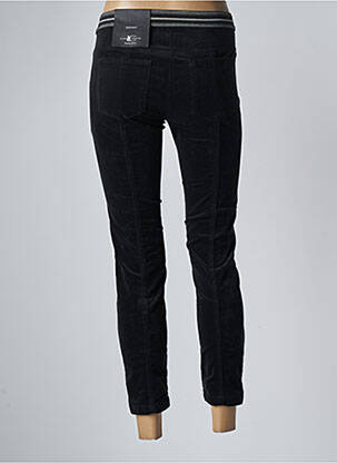 Pantalon 7/8 stretch taille normale noir LUISA CERANO femme