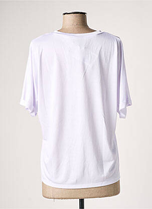 T-shirt coupe droite manches courtes rose MARBLE femme