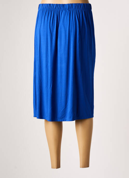Jupe mi-longue bleu ANGEL CIRCLE pour femme