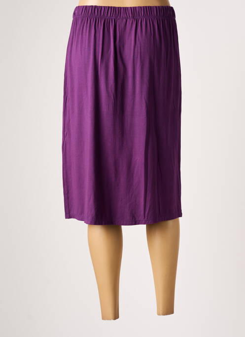 Jupe mi-longue violet ANGEL CIRCLE pour femme
