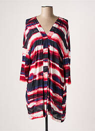 Veste kimono imprimé tie and dye bleu STREET ONE femme