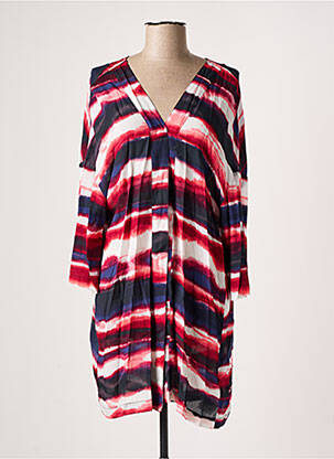 Veste kimono col v bleu STREET ONE femme