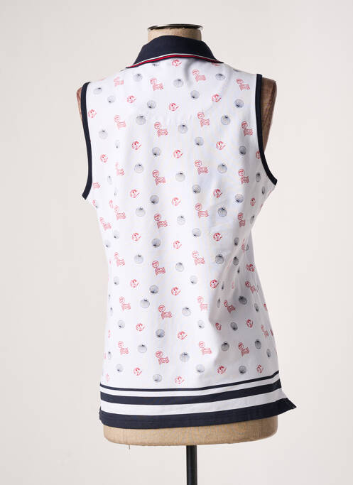 Polo blanc HAJO pour femme