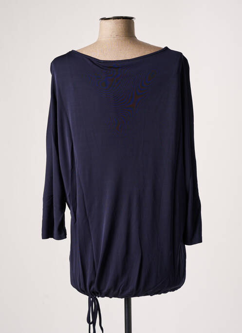 Top bleu OUI pour femme