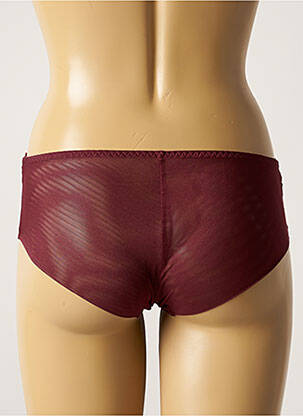 Shorty effet matière satinée rouge SIMONE PERELE femme