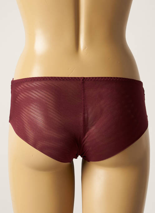 Shorty effet matière satinée rouge SIMONE PERELE femme
