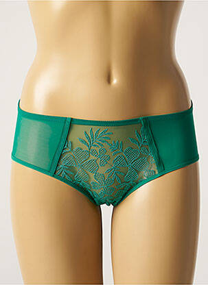 Shorty tissage tulle vert SIMONE X SIMONE PÉRÈLE femme
