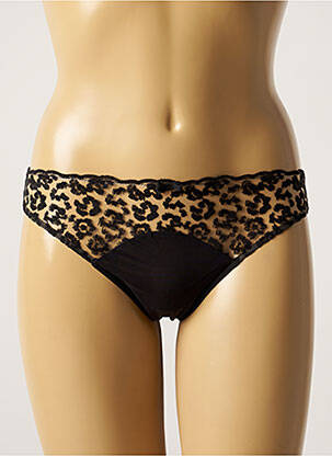 Culotte effet matière satinée noir SIMONE X SIMONE PÉRÈLE femme