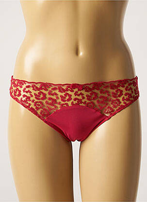 Culotte effet matière satinée rouge SIMONE X SIMONE PÉRÈLE femme