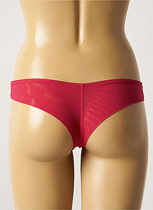 Culotte effet matière satinée rouge SIMONE X SIMONE PÉRÈLE femme