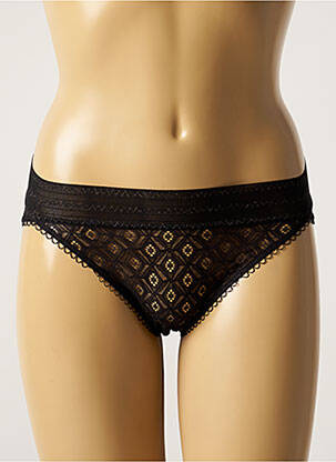 Culotte effet matière satinée noir SIMONE PERELE femme