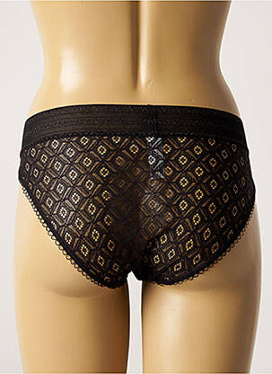 Culotte effet matière satinée noir SIMONE PERELE femme