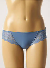 Culotte effet matière satinée bleu SIMONE PERELE femme