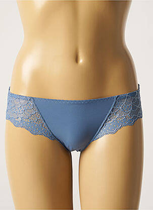 Culotte effet matière satinée bleu SIMONE PERELE femme