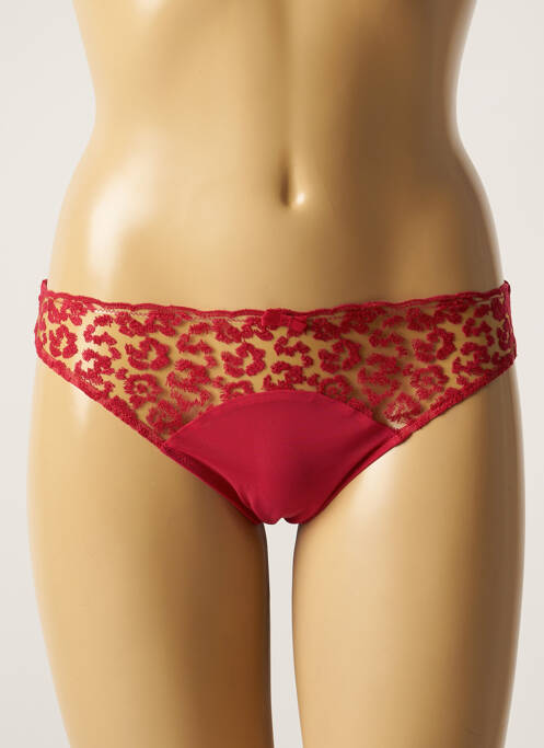 Culotte effet matière satinée rouge SIMONE X SIMONE PÉRÈLE femme