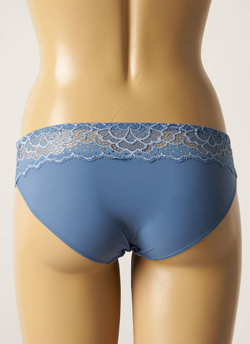 Culotte effet matière satinée bleu SIMONE PERELE femme